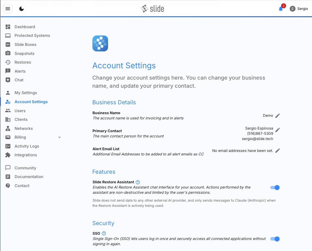 Slide Chat: Chat resource delete