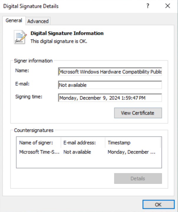 Slide Agent driver certificate
