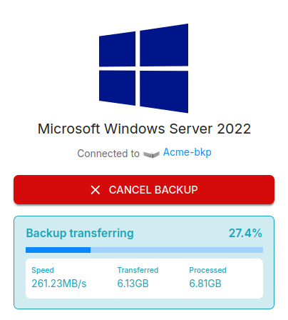 Slide Agent sidebar, backup progress