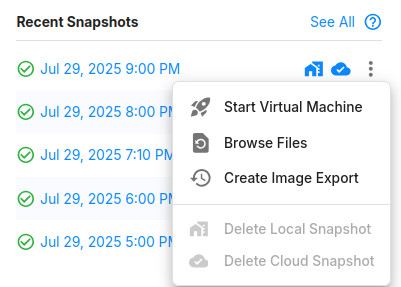 Slide Agent sidebar, backups