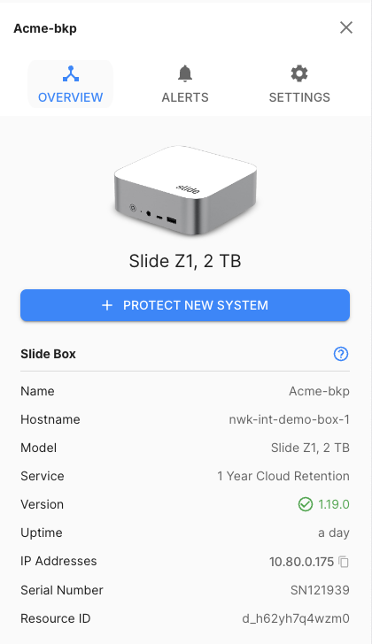 Slide Box sidebar, overview